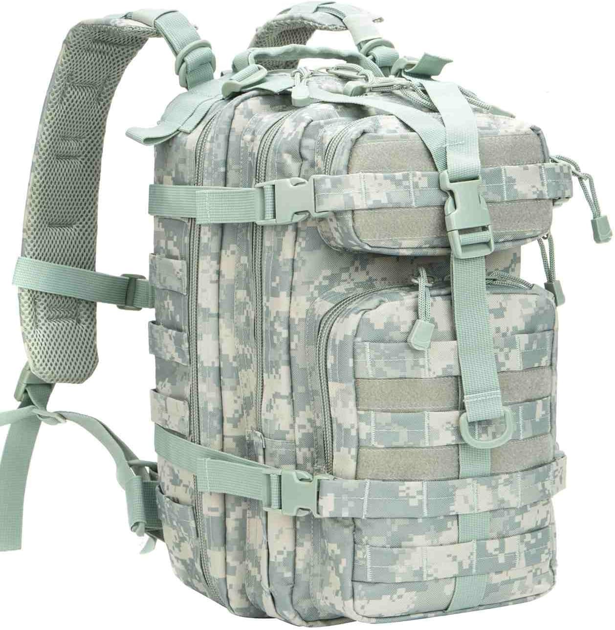 WolfWarriorX Small Tactical Backpack Military Assault Pack Rucksack Molle Bag