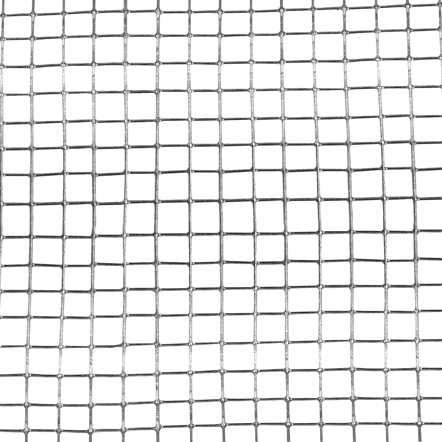 Rural365 Galvanized Steel Hardware Cloth 1/4 Inch Welded Mesh Chicken Wire Fence Cage Screen Netting - 3x25ft Bulk Roll: Home & Kitchen
