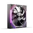 Asiahorse Nyota 120mm Case Fan with Efficient Cooling, ARGB Fan Lighting, 800-1800RPM Speed Control, and Whisper-Quiet Operation Under 29 dB, Unique Design for PC