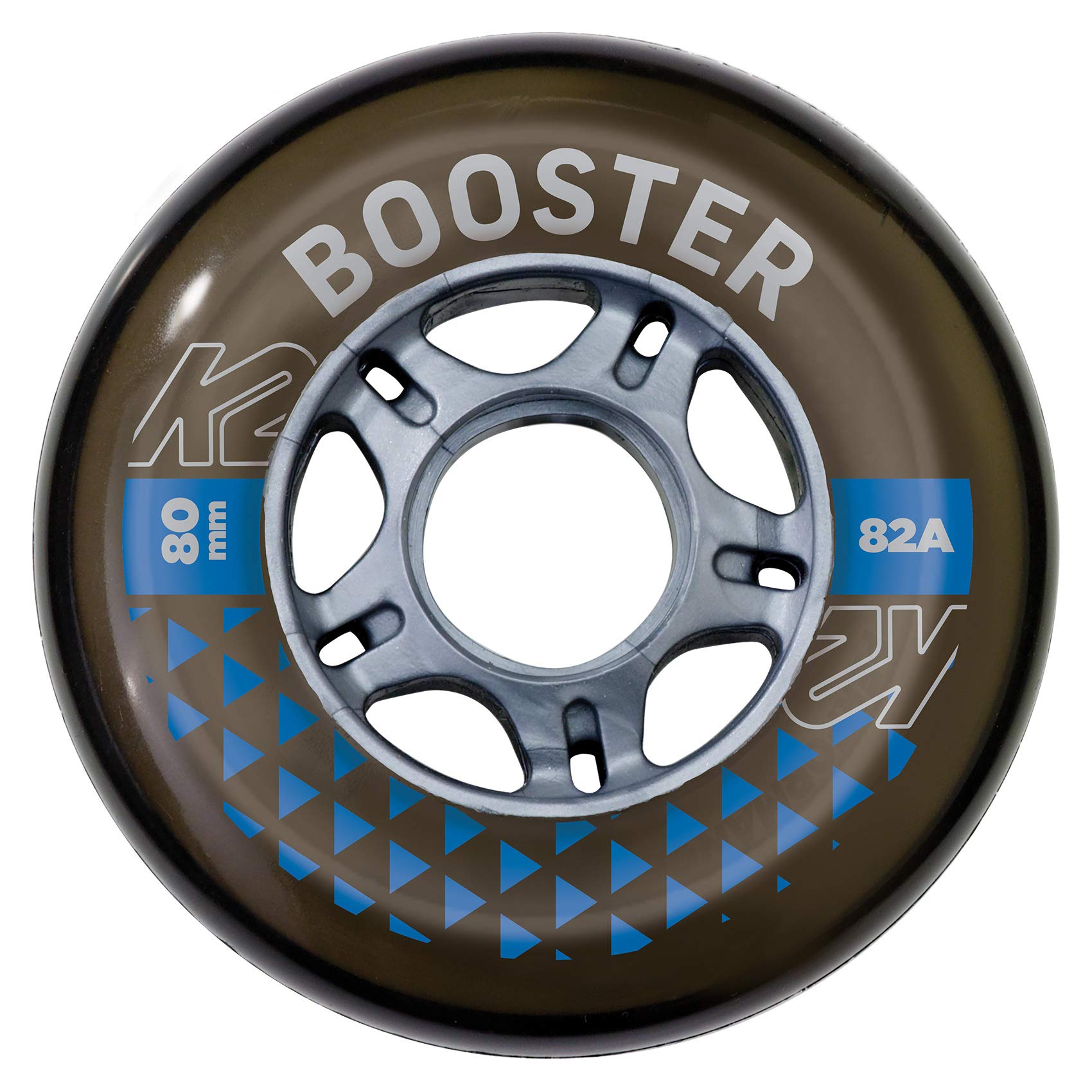 K2 Booster 80MM 82A 4-Wheel Pack - Black - 30F3007