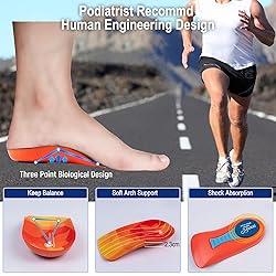 Plantar Fasciitis Relief Arch Support Shoe Inserts