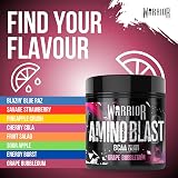 Warrior Amino Blast BCAA Powder 270g Fruit Salad – 5g BCAA per srv view 6