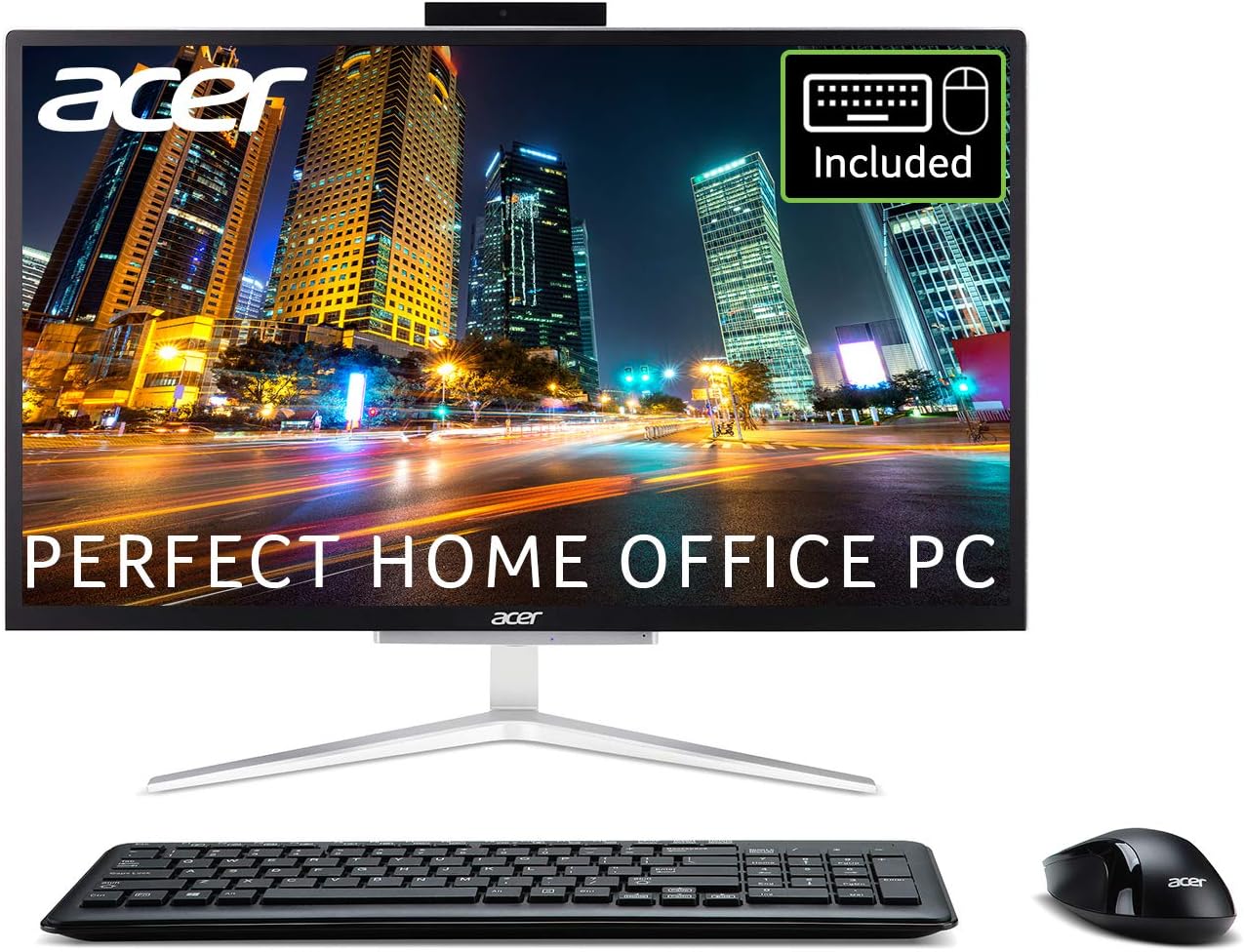 Acer Aspire C22820 21.5 inch AllinOne PC (Intel Pentium J5040D, 8GB