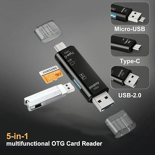 in Multifunctional SD Card Reader for Samsung Galaxy S6 to S23 Ultra, Z  flip Fold/PCs/laptops/MackBook/C