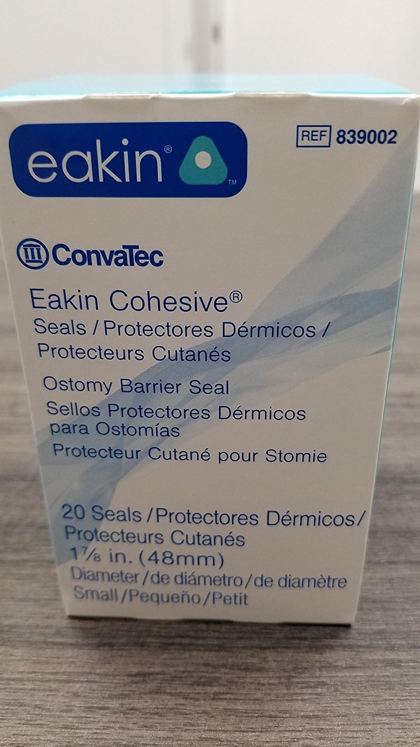 Convatec EAKIN® #839002 Ostomy Seals 48mm (Fresh Stock): Health & Personal Care