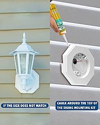 Siding Mounting Block, Octagon Siding Mounting Kit