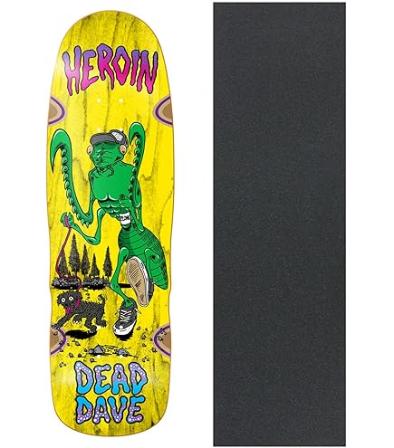 Amazon.com : Heroin Dead Dave Savages Skateboard DECK-10.1