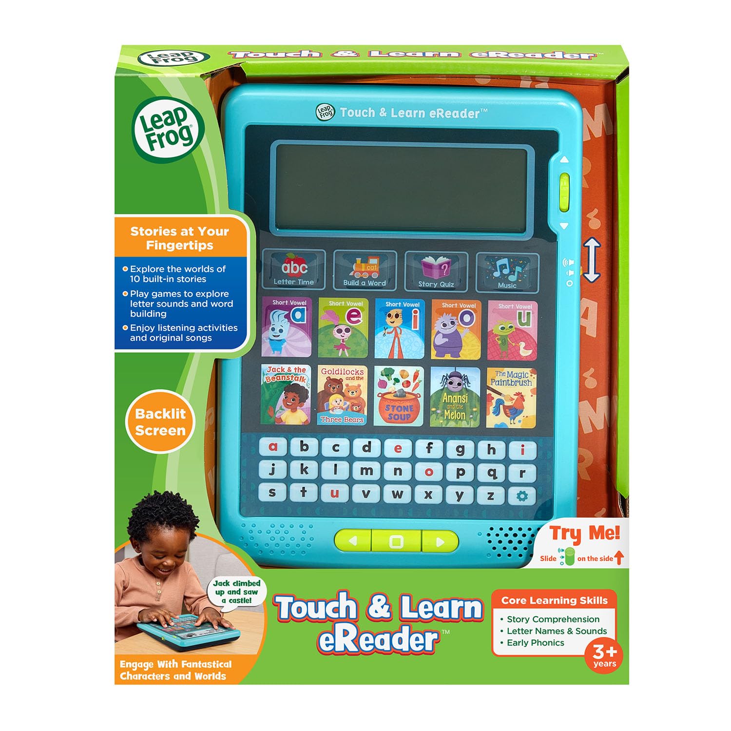 LeapFrog Touch and Learn eReader, Teal