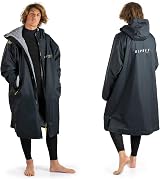 Osprey Changing Robe Kids and Adults Waterproof Hooded Beach Wear Black view 1