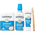 Lumineux Teeth Whitening Kit - Enamel Safe for Whiter Teeth - Includes 7 Whitening Treatments, 1 Mouthwash, 1 Toothpaste & 1