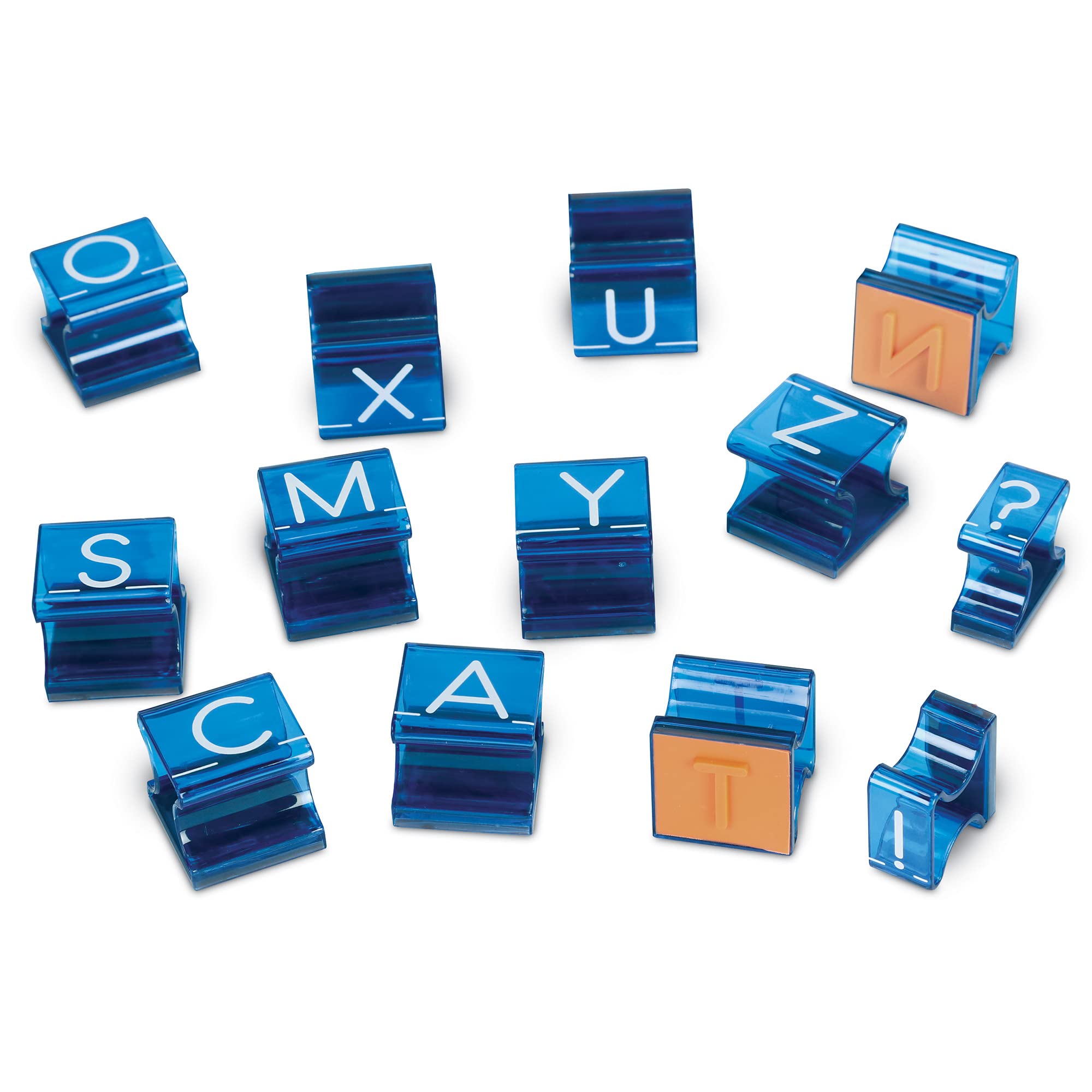 Learning Resources Uppercase Alphabet Stamps, Set of 26 Letters and Punctuation, Ages 4+, Letters Stamps for Kids,Back to School Supplies,Teacher Supplies
