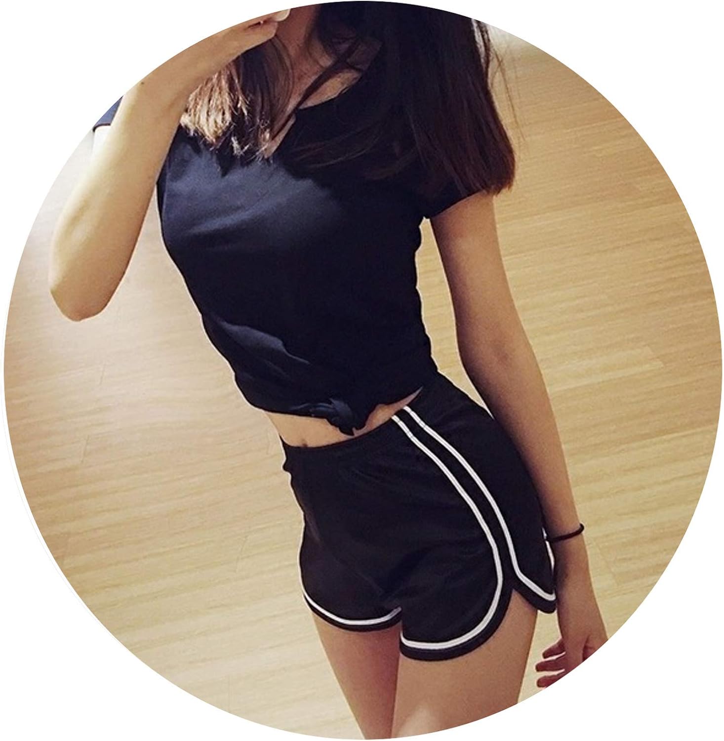 short pole dance cintura alta