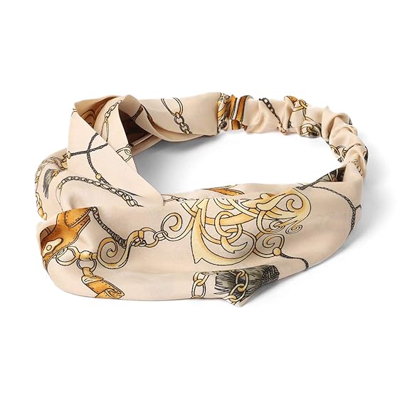 Amazon エムエイチエー M H A Style ヘアバンド チェーン柄