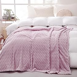 Puncuntex Light Purple Throw Blanket