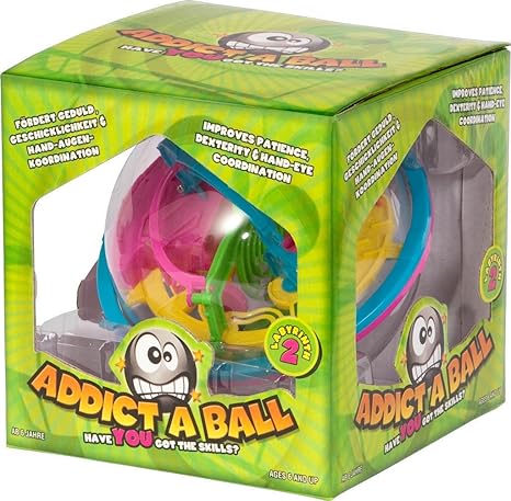 5060164140115 Addict-A-Ball 14 cm: Bringen Sie einen kleinen Ball durch das Labyrinth