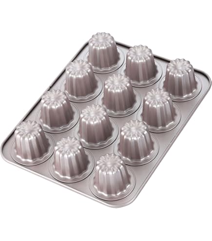 Amazon.com: de Buyer ELASTOMOULE Mini-Cannele Silicone Mold