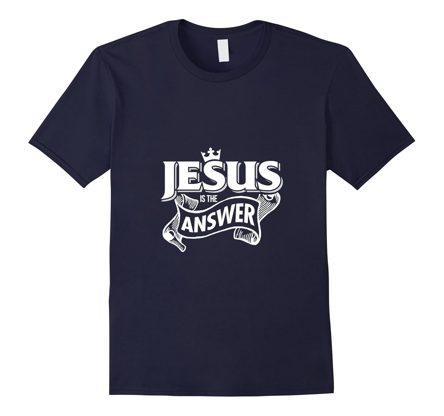 'Jesus is the Answer' Best Christian Bible Shirt-Rose