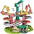 Thomas & Friends Trains & Cranes Super Tower, motorized train and track set for preschool kids ages 3 years and up