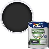 Dulux Weathershield Quick Dry Multi Surface Satin Black 750ml