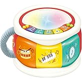 NOKA Baby Musical Drum Toy, [2025 New] Early Music Education Toy for Toddlers with Light and Sound, Montessori Learning, Sens