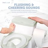 Jool Baby Real Feel Potty with Wipes Storage Sage Transition Seat view 5