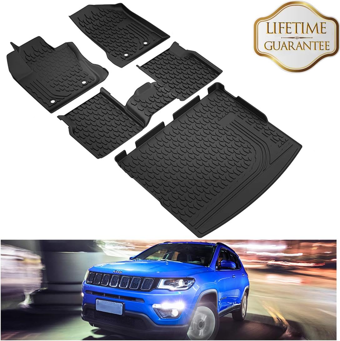 Amazon Com Kiwi Master Floor Mats Cargo Liners Set Compatible