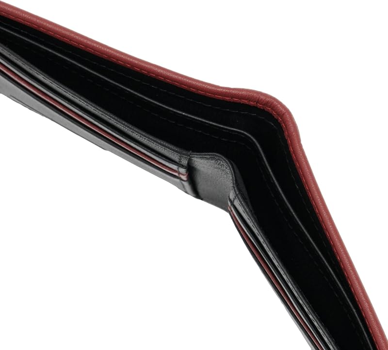 Rush, Portafoglio Uomo, Nero/Rosso, VPP7M815