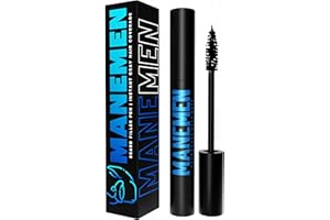 Manemen Beard Filler Pen For Men. Instant Gray Hair Coverage. Easy to Use Temporary Color for Beard, Mustache and Eyebrows. A