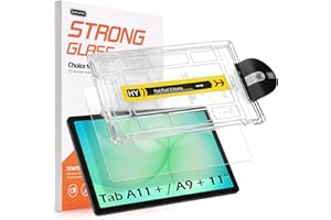 Hianjoo Screen Protector Compatible with Samsung Galaxy Tab A11+/ Tab A9+ 11.0", Tempered Glass with Install Tray [HD Clarity