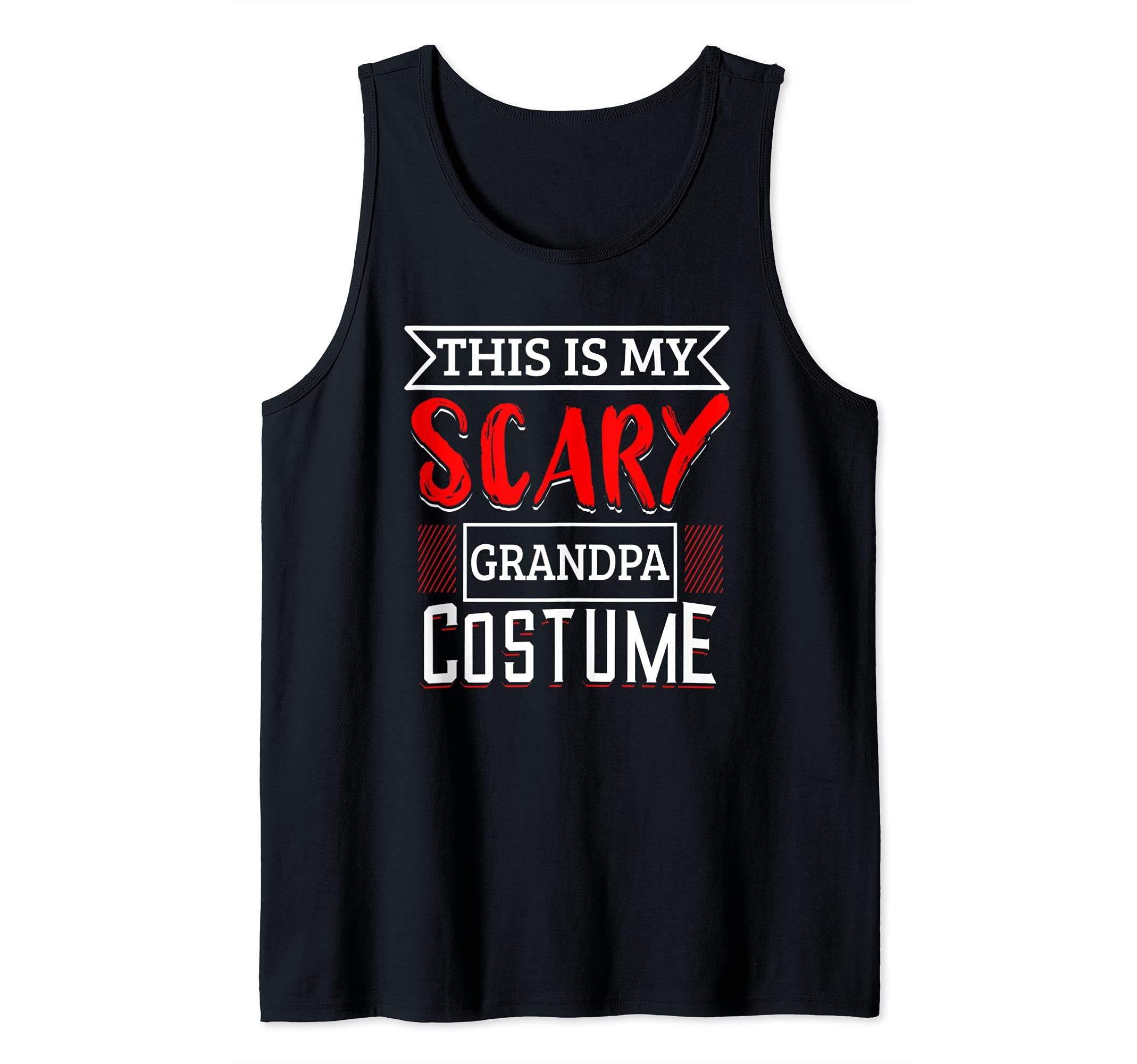 Funny Halloween Costumes For Adults - Scary Grandpa T-Shirt Tank Top
