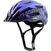 Youth Adult Road Bike Helmet, Men Women Adjustable Mountain Bicycle Helmet with Detachable Visor, 2 Sizes for Age 8-14+ Youth, Kids, Adult