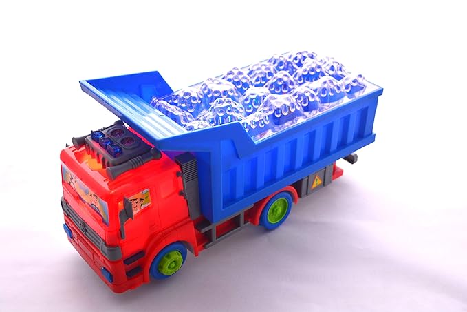 Lukas Push and Go Toy for Kids, Dumper Truck for Boys, Dump Truck for Kids, Dumping Truck, Electric Toy