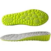 Height Increase Insoles for Men Wowen-4D Cloud Technology Insole-Super Soft Comfort Elevator Insoles, Memory Foam Heel Lift Inserts (Green, Lift 3.5CM/Men: US 8-12)