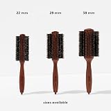EVO Bruce Bristle Radial Brush 38mm Small Styling Brush Natural Boar Bristles view 5
