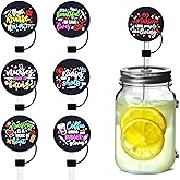 12PCS Nurses Themed Straw Covers Topper Caps for Tumblers, Funny PVC Silicone 10mm Dringking Straws Toppers Protector Dust-Proof Reusable Bulk, BPA Free, Eco-Friendly fit for Party Gifts