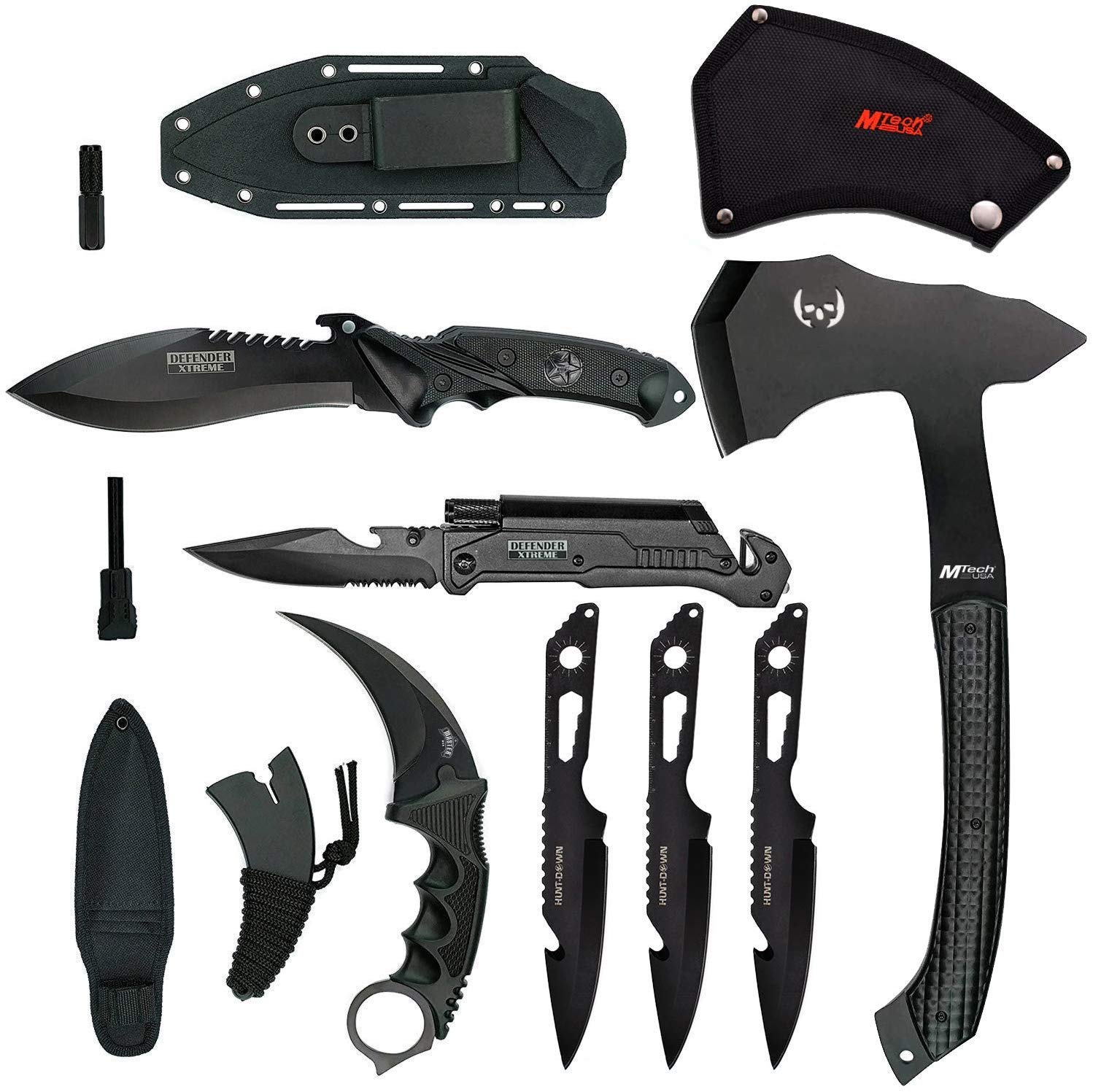 Buy Blade Factory's 7pc Set Full Tang Fixed Blade Multi Tool Pocket