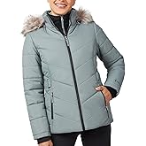 Free Country Women’s Winter Coat Parka Jacket Warm Insulated Water & Wind Resistant Fur Hood Long Puffer-Unstoppable II