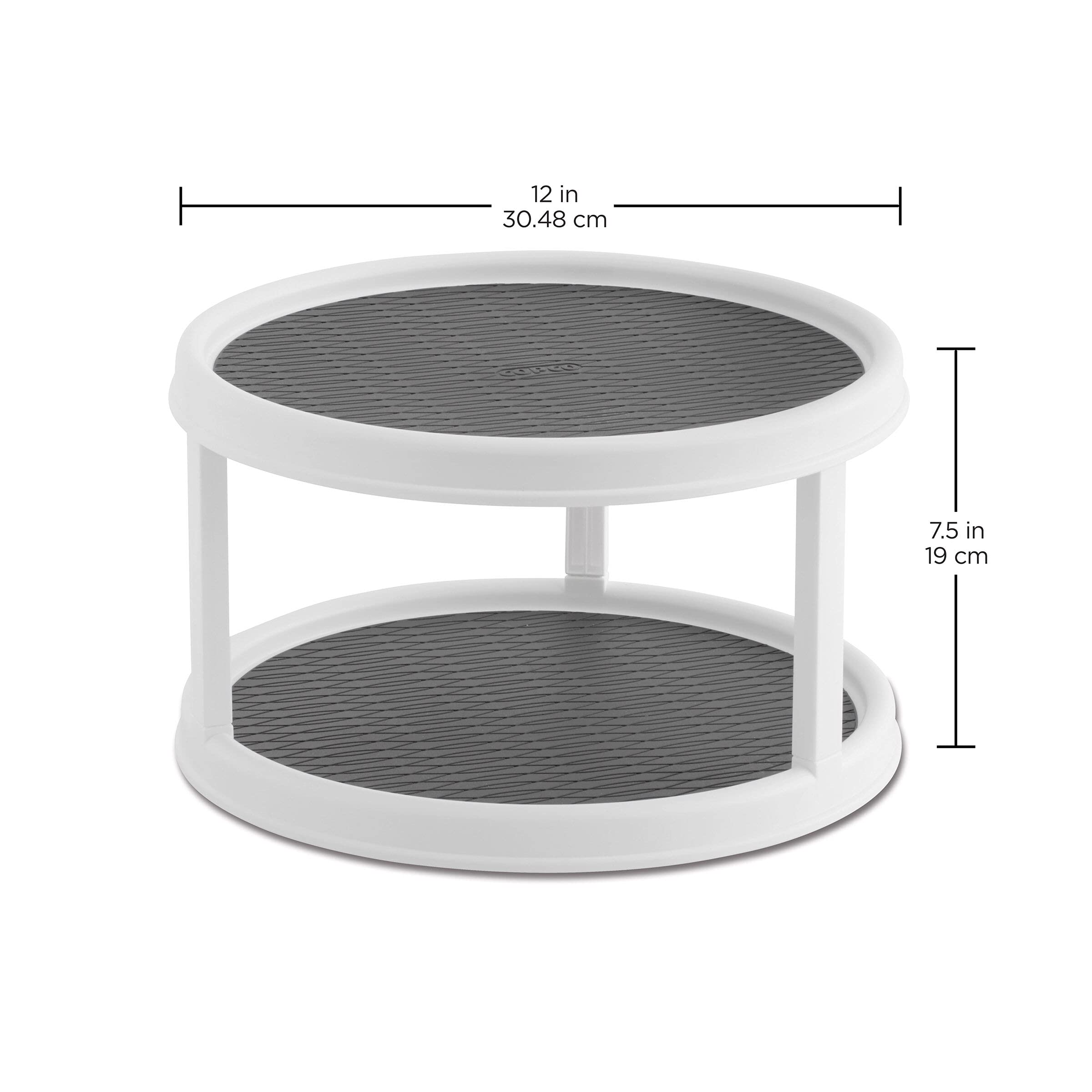 Copco 2555-0187 Non-Skid 2-Tier Cabinet Turntable, 12-Inch by Copco 並行輸入品
