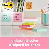 Post-it Neon Rainbow Cube Sticky Notes 325 Sheets 76 mm 4 Colors Pink view 3