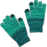 Rainbow Delight Touch Screen Gloves Warm, Stylish, Stretchy and Touchscreen-Compatible Winter Gloves One Size Fits Most