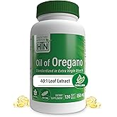 Oil of Oregano Supplement | Wild Harvested European Origanum Vulgare 40:1 | Immune, Digestive, & Antioxidant Support |120 Mini Softgels | Non-GMO, Gluten Free | by Health Thru Nutrition