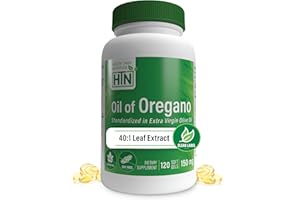 Oil of Oregano 120 Mini-Softgels | Wild Harvested | European 40:1 Origanum Vulgare Equivalent to 600mg Oregano in Extra Virgin Olive Oil | Non-GMO Gluten Free | by Health Thru Nutrition (Pack of 120)