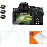 K&amp;F CONCEPT Screen Protector Compatible with Nikon Z50II/ZF/Z5/Z6/Z7 Series | Ultra Clear Tempered Glass Screen Protector Anti Scratch Bubble Free Ultra Resistant PF06