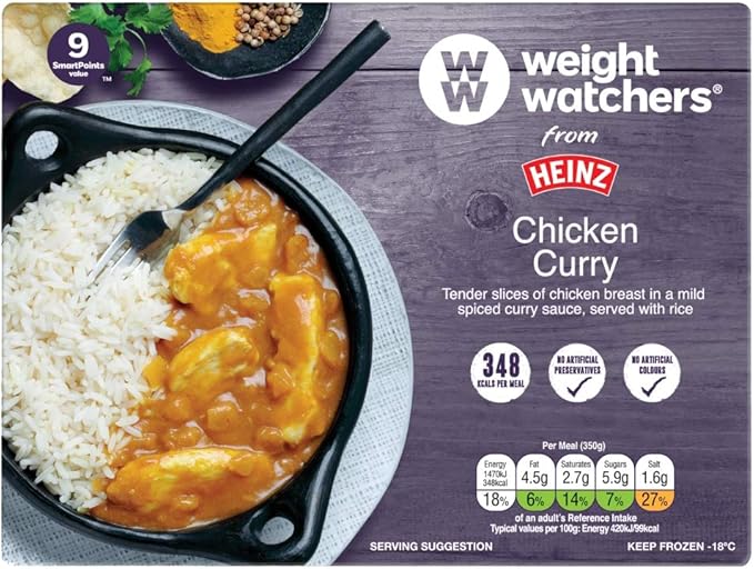 Weight Watchers from Heinz Chicken Curry 350g (Frozen) Amazon.co.uk