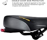 DAWAY C66 Comfortable Bike Seat with Memory Foam and Taillight view 6