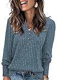 Womens Sweaters Fashion Tops 2025 Long Sleeve