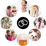 Sularpek Clear Elastic Hair Bands 1000 Pcs Tiny Soft Hair Ties 16mm view 7