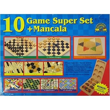 10 Game Super Set + Mancala