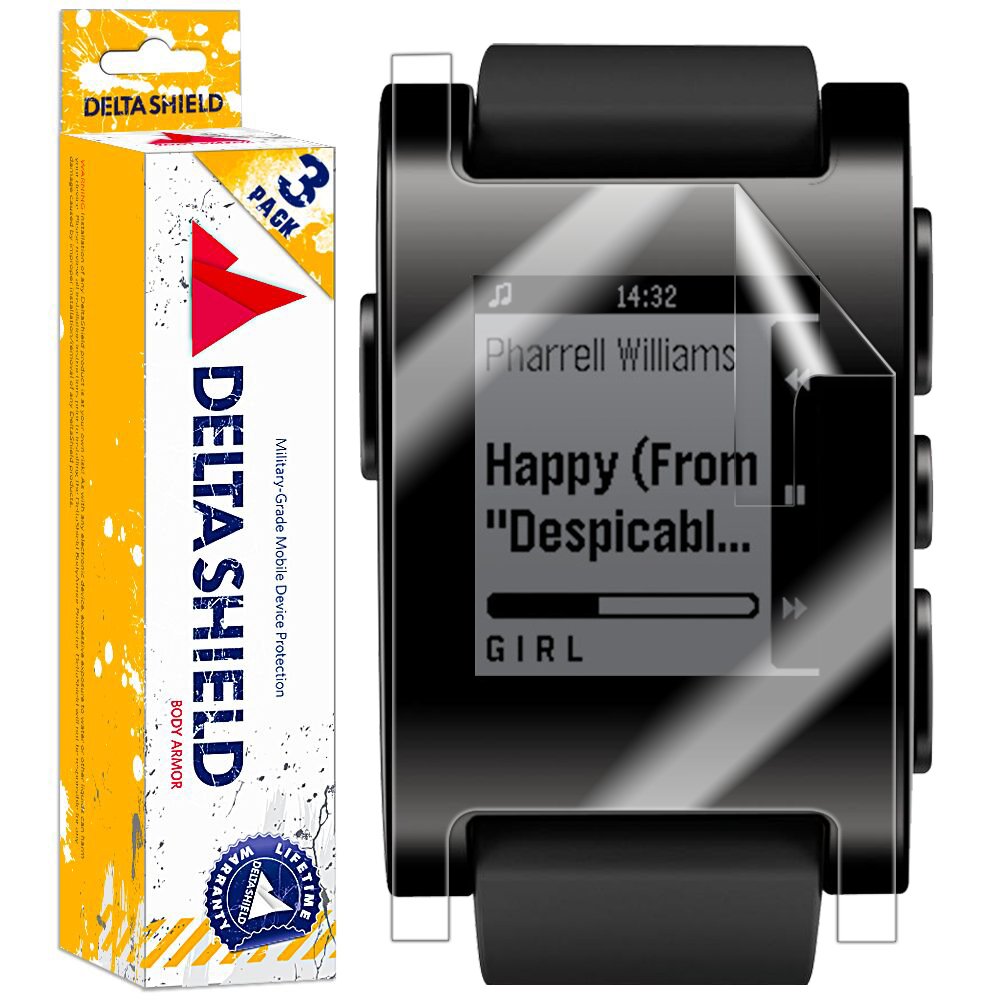 Amazon.com: Pebble E-Paper Smartwatch Screen Protector [3 ...