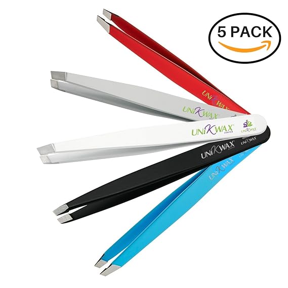 Uni K Wax Tweezers High Precision Tweezer Set Perfect Hair Removal Tool for